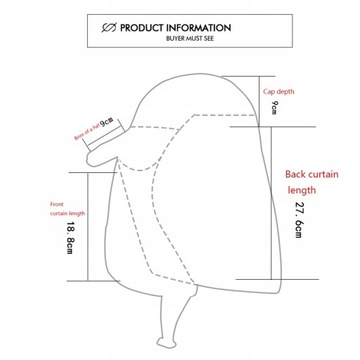 Защитная шляпа от солнца портативная