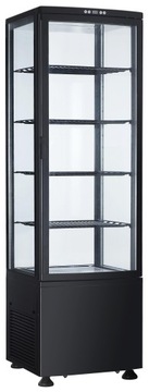 WITRYNA CHŁODNICZA PIONOWA CZARNA LED 235L 51.5X48.5X169 CM TECHNICA