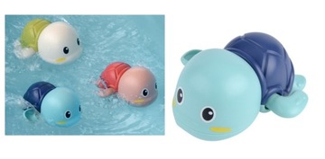 ZABAWKA PŁYWAJĄCA DO KĄPIELI WODY WANNY BASENU ŻÓŁW