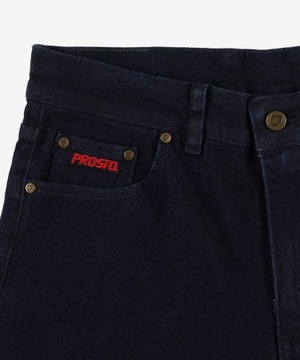 Męskie granat spodnie Prosto Jeans Regular W30L32