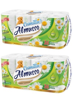 PAPIER TOALETOWY 3 WARSTWOWY CELULOZA RUMIANEK