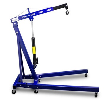 Гидравлический кран мастерской 2Т, складной, грузоподъемность до 2000 кг.