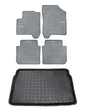 Dywaniki popiel + mata bagażnika Citroen C3 Picasso (2008-2017)
