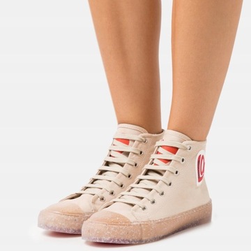 Półbuty sportowe LOVE MOSCHINO wysokie sneakersy