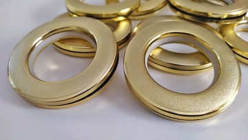 Przelotka Przelotki Kółka Ringi do firan zasłon 42x70 złote