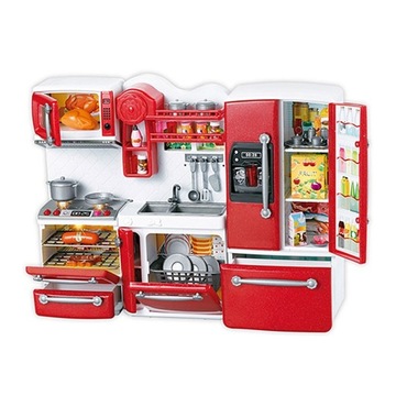 КУХНЯ ДЛЯ КУКОЛЬНОГО ДОМА МЕБЕЛЬ RED + DOLL