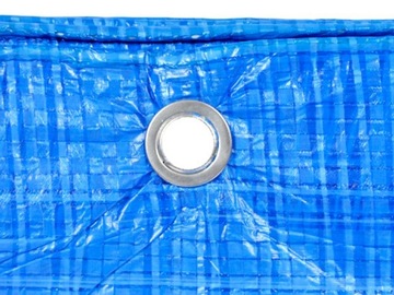 Брезент 6х10м светлый/синий +/-5% GEKO G01936