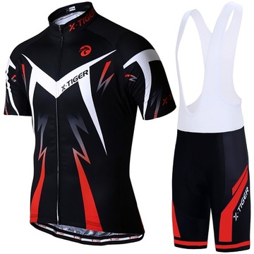 Komplet Rowerowy Termoaktywny Z Wkładką Męski NA LATO DOPASOWANY Żel 4XL
