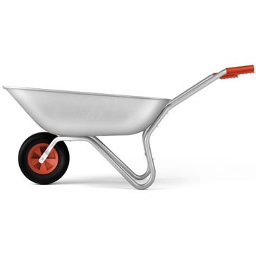 ТАЧКА САДОВАЯ ОЦИНКОВАННАЯ СТРОИТЕЛЬНАЯ, 120 Л, ПРОЧНАЯ