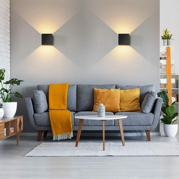 ФАСАДНЫЙ НАСТЕННЫЙ СВЕТИЛЬНИК НАРУЖНЫЙ НАСТЕННЫЙ СВЕТИЛЬНИК LED 6W IP65 UP DOWN LOFT 4000K