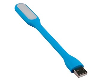 Силиконовая USB-лампа для ноутбука, 6 светодиодов, сильная