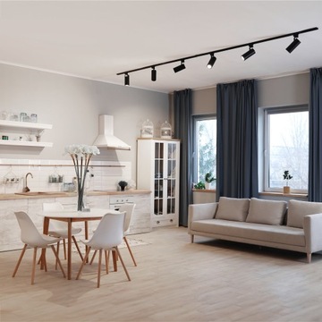 РЕФЛЕКТОР ДЛЯ ГУСЕНИЦЫ 1-FZ GU10 ЧЕРНЫЙ EDO