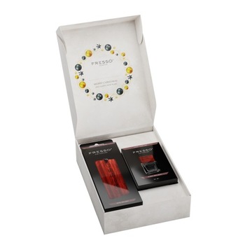 Na prezent Perfum + Zawieszka do auta Fresso Gift Box Dark Delight