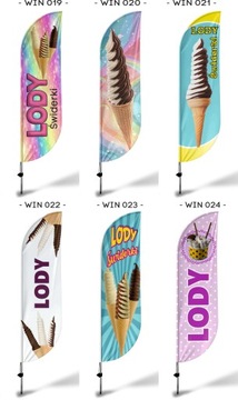 Мачта для рекламного флага мороженого, 290 см, мачта Flying Banner Winder, парус 290 см