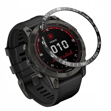 Czarne etui na zegarek Garmin Fenix 7X