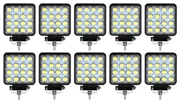 LAMPA ROBOCZA 16 LED HALOGEN 48W 12V 24V LEDOWA