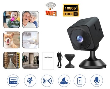 Kamera P2P wifi aplikacja detekcja ruch tryb nocny mikrofon głośnik microSD