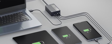 Сетевое зарядное устройство Newell GaN Tech T-power 100 Вт