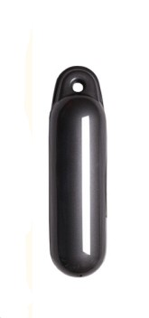 ODBIJACZ JACHTOWY 12X45 CM, ANTRACYT - 1 UCHO