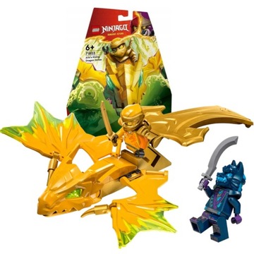 LEGO NINJAGO ATAK POWSTAJĄCEGO SMOKA ARINA ZESTAW KLOCKI 27 ELEMENTÓW 6+