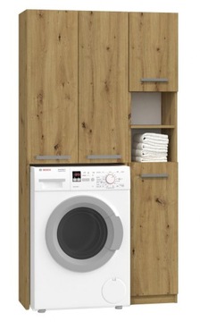 ZESTAW ŁAZIENKOWY SZAFKA ŁAZIENKOWA DĄB ARTISAN