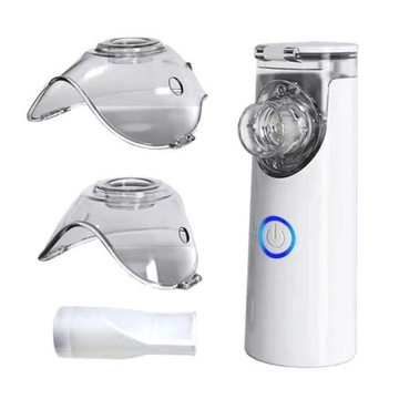 INHALATOR NEBULIZATOR SIATECZKOWY PRZENOŚNY DLA DZIECI DOROSŁYCH USB CICHY