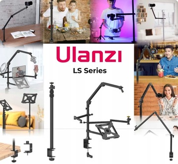Настольный зажим-тисок для светодиодного микрофона камеры Ulanzi VIJIM LS08