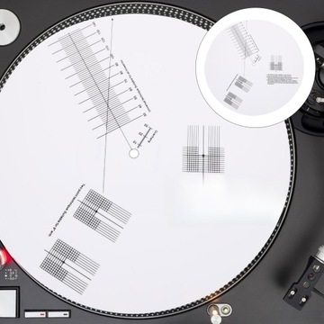 КАЛИБРОВОЧНЫЙ ДИСК проигрывателя проигрывателей, LLWL VINYL RECORDS