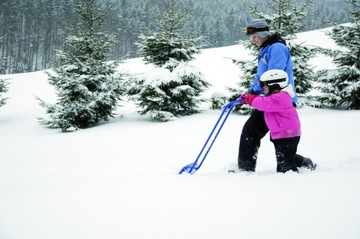 Лопата для снега ARCTIC PROSPERPLAST ILTB черная с синей ручкой