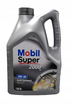 MOBIL SUPER 2000 X1 5W30 ACEA A3/B4 API SJ 5L