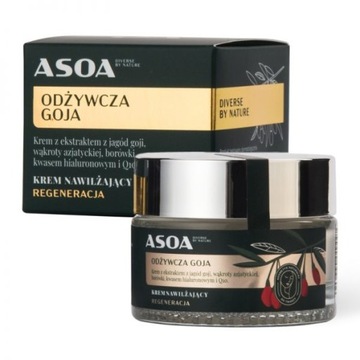 ASOA KREM DO TWARZY ODŻYWCZA GOJA NATURALNY 50ML