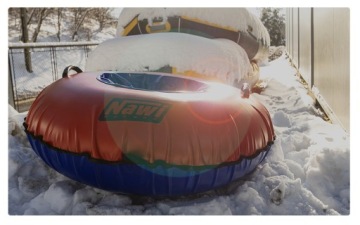Надувное снежное колесо SKI TUBING SLEISE