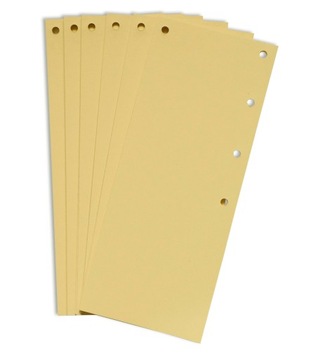 Przekładki, przekładka do segregatora A4/A5, 100 szt. - chamois