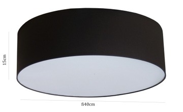 LAMPA PLAFON SUFITOWY ŻYRANDOL LP-2 LED E27 ABAŻUR BIURO SALON SYPIALNIA