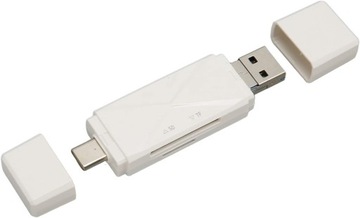 Czytnik Kart Pami?ci USB 3 w 1, Ultra Cienki