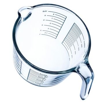 КУХОННЫЙ МЕРНЫЙ КУВШИН, 1 Л КРУЖКА С МЕРНЫМИ ВЕСАМИ, СТЕКЛЯННЫЙ КОНТЕЙНЕР