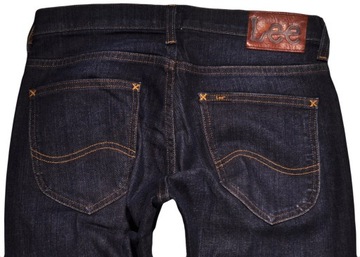 LEE spodnie SLIM low blue jeans POWELL _ W30 L34