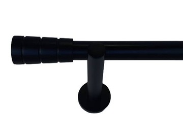 Одинарный карниз 19 19 мм, 300 см: Modern Look, черный/белый