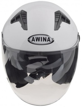 МОТОЦИКЛ ОТКРЫТЫЙ ШЛЕМ БЛЕСК БЕЛЫЙ СКУТЕР ЧОППЕР ECER 22.06 + BLENDA M