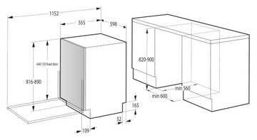 Посудомоечная машина GORENJE GV663D60 16 комплектов, 3 корзины TotalDry