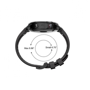 Pasek Tech-Protect Smooth do Garmin Fenix Czarny