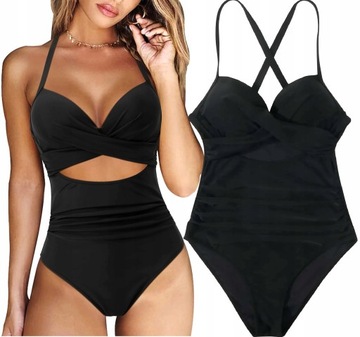 JEDNOCZĘŚCIOWY STRÓJ KĄPIELOWY MONOKINI STRAPS/ XL