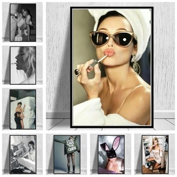 Кейт Мосс холст постер живопись p