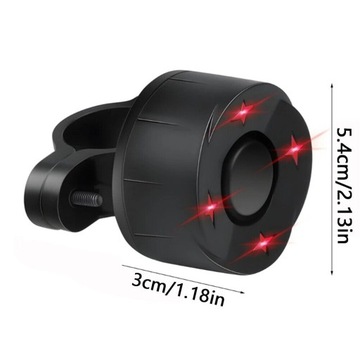 ВЕЛОСИПЕД СИГНАЛИЗАЦИЯ С КРОНШТЕЙНОМ БЕСПРОВОДНАЯ СИГНАЛИЗАЦИЯ 110 ДБ ЗАДНИЙ ВЕЛОСИПЕДНЫЙ ФОНАРЬ