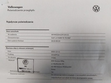 Volkswagen Golf VII Hatchback 3d Facelifting 1.4 TSI  125KM 2018 Volkswagen Golf SalonPL! Kamera FullLED Masaż, zdjęcie 31