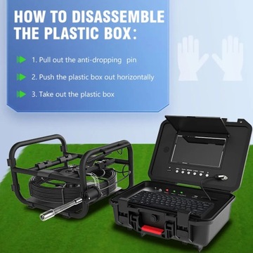 10-дюймовая мини-камера с разрешением 1080p, ночным видением и CMOS-сенсором