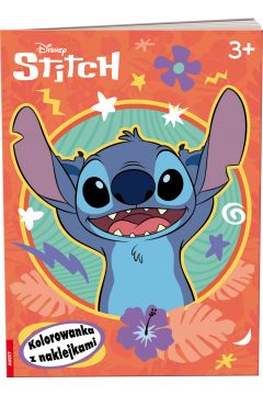 KSIĄŻECZKA DISNEY STITCH KOLOROWANKA Z NAKLEJKAMI