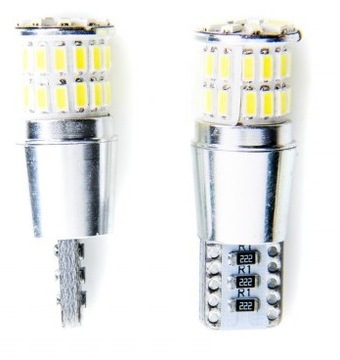 W5W LED 2x ЛАМПЫ 6000K СТОЯНОЧНЫЕ ФОНАРИ CANBUS 38-LED
