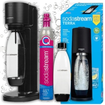 SATURATOR DO WODY SODASTREAM TERRA + GAZ + BUTELKA