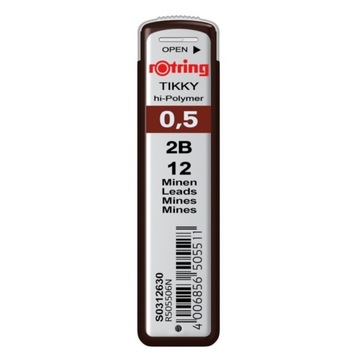 Grafity ROTRING 0,5 mm - 2B